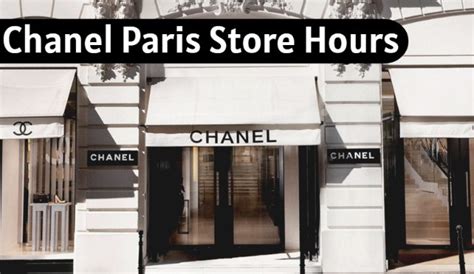 chanel store paris opening hours|buying Chanel in Paris.